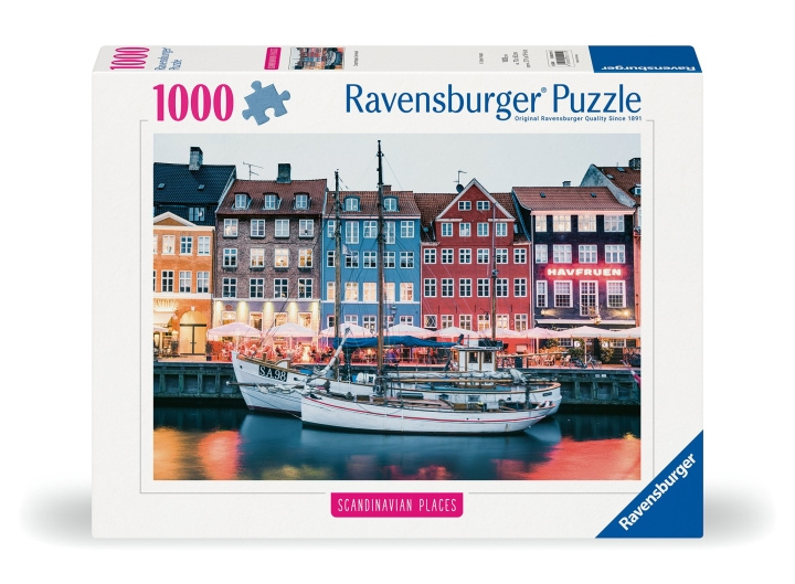 Ravensburger Puzzle Scandinavian Copenhagen Denmark 1000p (12000111) in the group TOYS, KIDS & BABY PRODUCTS / Toys / Puzzles at TP E-commerce Nordic AB (C86694)