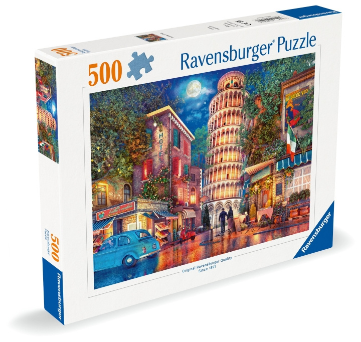 Ravensburger Puzzle Streets Of Pisa 500p (12000709) in the group TOYS, KIDS & BABY PRODUCTS / Toys / Puzzles at TP E-commerce Nordic AB (C86695)