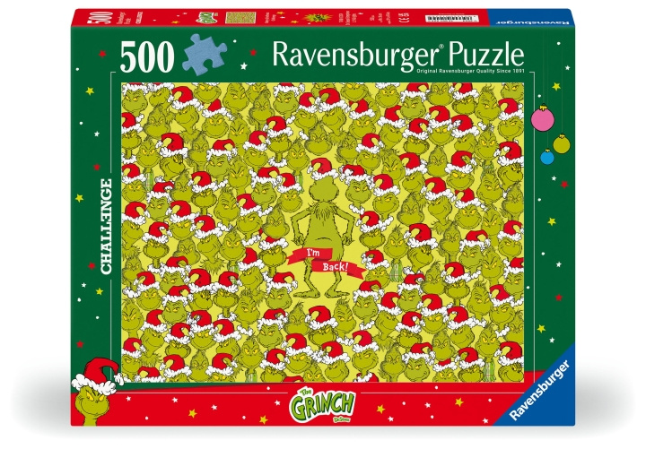 Ravensburger Puzzle Grinch 500p (12001224) in the group TOYS, KIDS & BABY PRODUCTS / Toys / Puzzles at TP E-commerce Nordic AB (C86701)