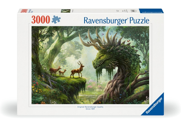 Ravensburger Puzzle The Forest Dragon awakes 3000p (12000808) in the group TOYS, KIDS & BABY PRODUCTS / Toys / Puzzles at TP E-commerce Nordic AB (C86703)