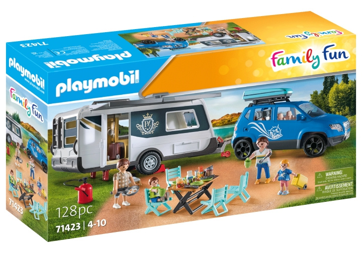 Playmobil Caravan with car (71423) in the group TOYS, KIDS & BABY PRODUCTS / Toys / Toys at TP E-commerce Nordic AB (C86715)