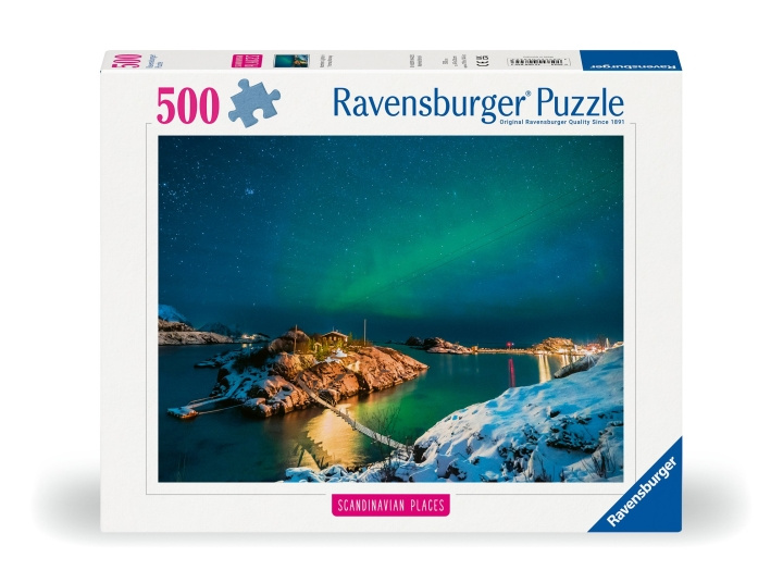 Ravensburger Puzzle Northern Lights In Bergsfjord 500p (12000845) in the group TOYS, KIDS & BABY PRODUCTS / Toys / Puzzles at TP E-commerce Nordic AB (C86746)