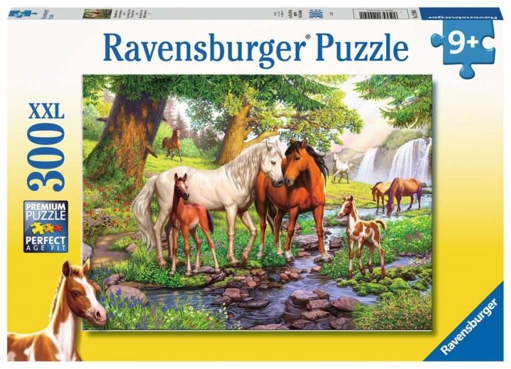 Ravensburger Horses By The Stream 300p - 12904 in the group TOYS, KIDS & BABY PRODUCTS / Toys / Puzzles at TP E-commerce Nordic AB (C86771)