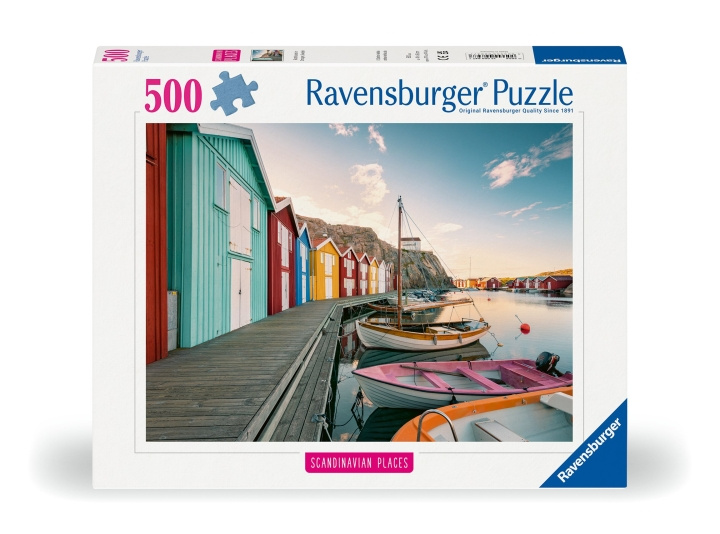 Ravensburger Puzzle Boathouses In Smogen 500p (12000847) in the group TOYS, KIDS & BABY PRODUCTS / Toys / Puzzles at TP E-commerce Nordic AB (C86776)