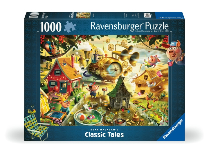 Ravensburger Puzzle Look Out Little Pigs 1000p (12001004) in the group TOYS, KIDS & BABY PRODUCTS / Toys / Puzzles at TP E-commerce Nordic AB (C86781)