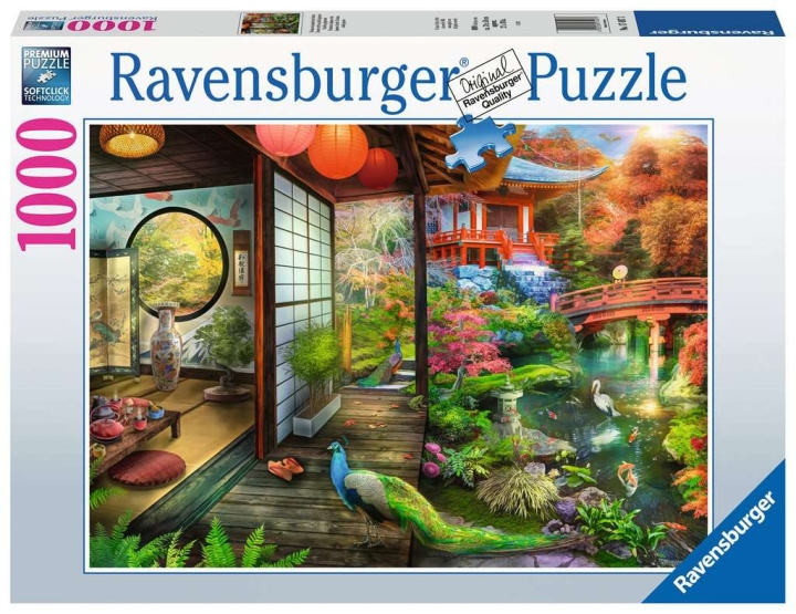 Ravensburger Japanese Garden Teahouse Kyoto 1000p - (10217497) in the group TOYS, KIDS & BABY PRODUCTS / Toys / Puzzles at TP E-commerce Nordic AB (C86802)