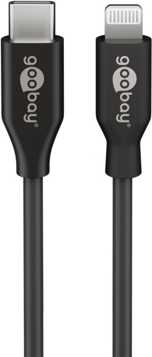 Goobay Lightning till USB-C™ laddnings- och synkroniseringskabel, 0,5 m, svart MFi-kabel för Apple iPhone/iPad in the group SMARTPHONE & TABLETS / Chargers & Cables / Cables / Cables Lightning at TP E-commerce Nordic AB (C86832)