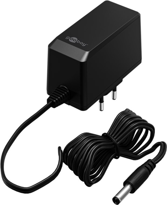 Goobay 12 V nätdel (27 W / 2,25 A) med centrumstift (han) 5,5 mm x 2,1 mm in the group HOME, HOUSEHOLD & GARDEN / Electricity & Lighting / Power adapters at TP E-commerce Nordic AB (C86887)