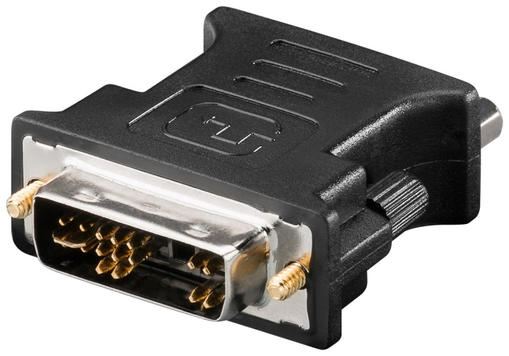 Goobay Monitoradapter DVI-A/VGA DVIA plugg (12 + 5 stift) > VGA-uttag (15-pin) in the group COMPUTERS & PERIPHERALS / Computer cables / VGA / Adapters at TP E-commerce Nordic AB (C86912)