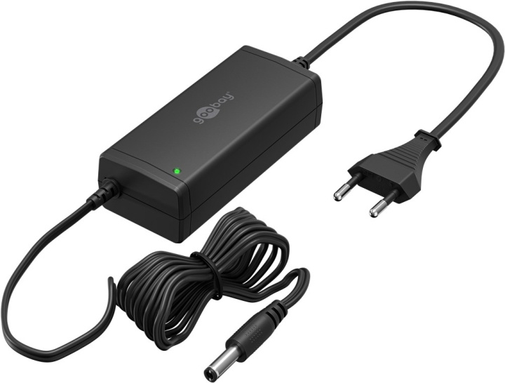 Goobay 12 V nätdel (36 W / 3,0 A) med centrumstift (han) 5,5 mm x 2,1 mm in the group HOME, HOUSEHOLD & GARDEN / Electricity & Lighting / Power adapters at TP E-commerce Nordic AB (C86965)