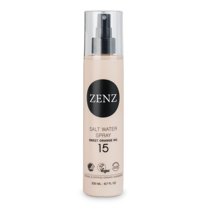 ZENZ Organic Salt Water Spray No. 15 Sweet Orange - 200 ml in the group BEAUTY & HEALTH / Hair & Styling / Hair styling / Saltwater spray at TP E-commerce Nordic AB (C87107)