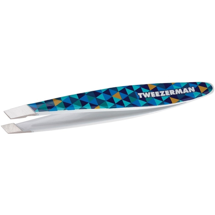 Tweezerman Mini Slant Tweezer Blue Mosaic in the group BEAUTY & HEALTH / Makeup / Tools & Make up set / Other tools at TP E-commerce Nordic AB (C87120)