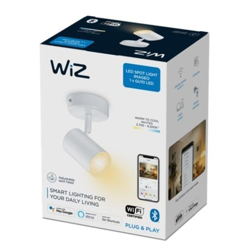 WiZ IMAGEO WiZ Spots 1x5W W 27-65K TW in the group HOME, HOUSEHOLD & GARDEN / Smart home / Smart Lights at TP E-commerce Nordic AB (C87126)