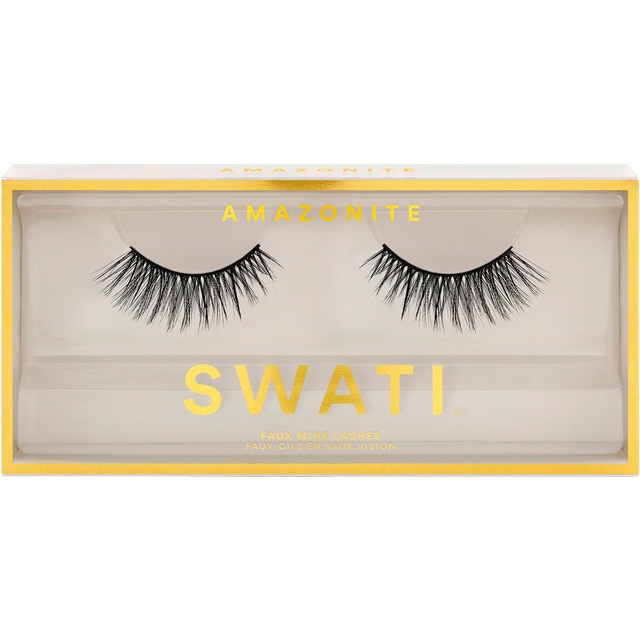 SWATI Faux Mink Lashes Amazonite in the group BEAUTY & HEALTH / Makeup / Eyes & Eyebrows / False eyelashes at TP E-commerce Nordic AB (C87134)