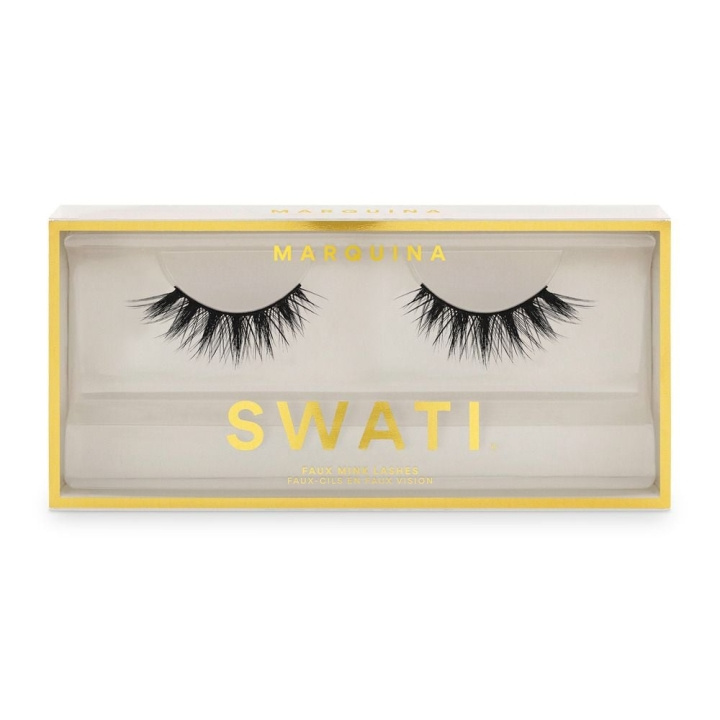 SWATI Faux Mink Lashes Marquina in the group BEAUTY & HEALTH / Makeup / Eyes & Eyebrows / False eyelashes at TP E-commerce Nordic AB (C87137)