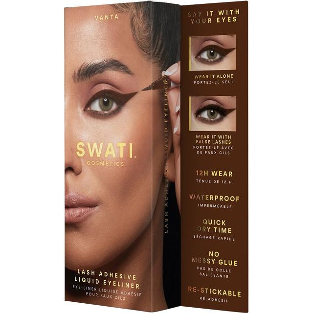 SWATI VANTA Lash Adhesive Liquid Eyeliner Brown in the group BEAUTY & HEALTH / Makeup / Eyes & Eyebrows / Eyeliner / Kajal at TP E-commerce Nordic AB (C87140)