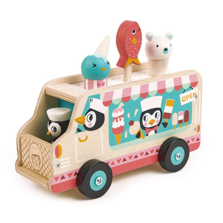 Tender Leaf Penguin\'S Gelato Van - (TL8235) in the group TOYS, KIDS & BABY PRODUCTS / Toys / Toy cars at TP E-commerce Nordic AB (C87146)