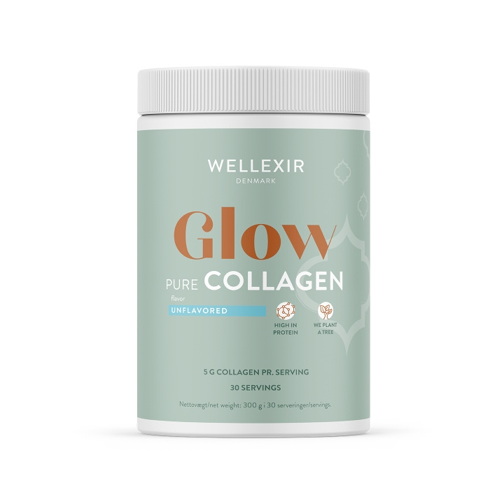 Wellexir Glow Pure Collagen 300 g in the group BEAUTY & HEALTH / Hair & Styling / Hair care / Hair serum at TP E-commerce Nordic AB (C87163)