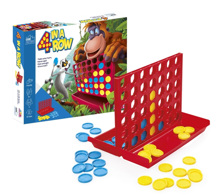 The Game Factory 4 in a Row (207004) in the group TOYS, KIDS & BABY PRODUCTS / Games / Board games at TP E-commerce Nordic AB (C87165)