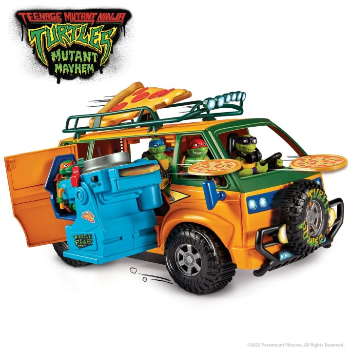 Teenage Mutant Ninja Turtles Turtles Mutant Mayhem - Pizza Delivery Van (46-83468) in the group TOYS, KIDS & BABY PRODUCTS / Toys / Toy cars at TP E-commerce Nordic AB (C87186)