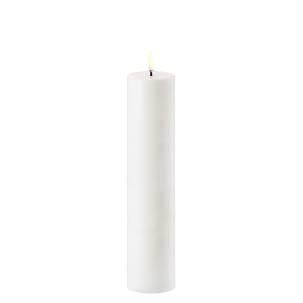 Uyuni LED pillar candle - Nordic white - 4,8x22 cm (UL-PI-NW05025) in the group HOME, HOUSEHOLD & GARDEN / Smart home / Smart Lights at TP E-commerce Nordic AB (C87192)