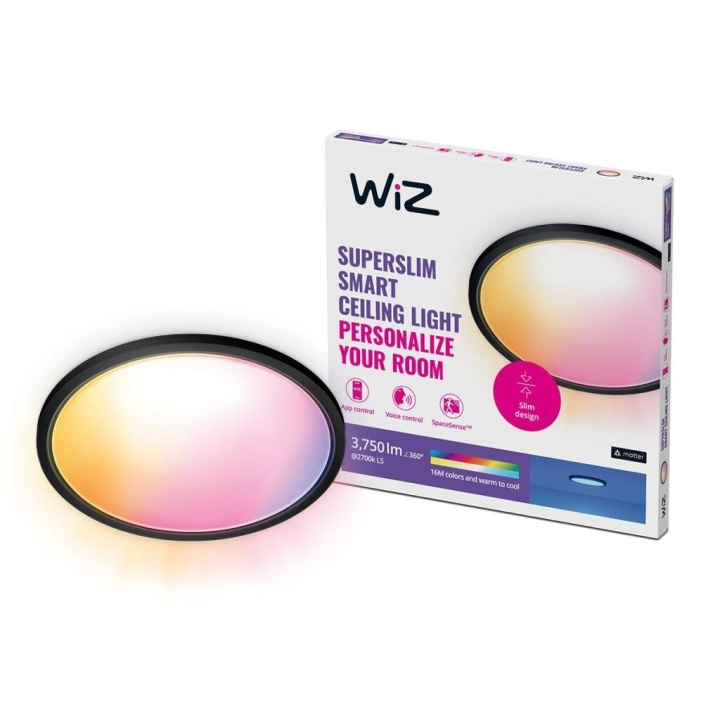 WiZ SuperSlim WiZ Ceiling 32W B 22-65K RGB in the group HOME, HOUSEHOLD & GARDEN / Smart home / Smart Lights at TP E-commerce Nordic AB (C87200)