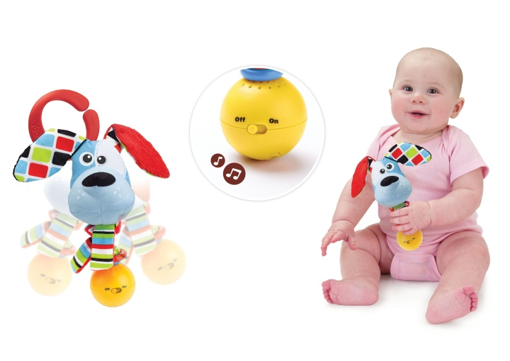 Yookidoo Shake Me Rattle Dog - (YO40134) in the group TOYS, KIDS & BABY PRODUCTS / Baby toys / Activity toys at TP E-commerce Nordic AB (C87202)