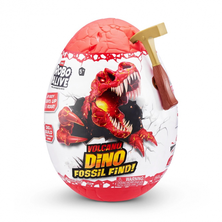 Zuru Robo Alive - Dino Fossil Find - S2 - Vulkan - Surprise Egg (71116) in the group TOYS, KIDS & BABY PRODUCTS / Toys / Figures, Miniatures & accessories at TP E-commerce Nordic AB (C87217)