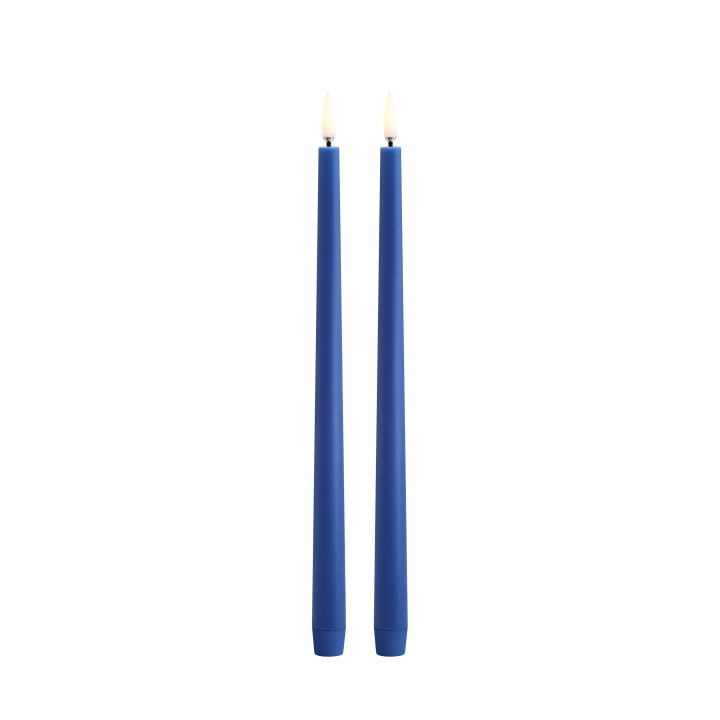 Uyuni LED slim taper candle 2-pack - Royal blue, Smooth - 2,3x32 cm (UL-TA-RB02332-2) in the group HOME, HOUSEHOLD & GARDEN / Smart home / Smart Lights at TP E-commerce Nordic AB (C87222)