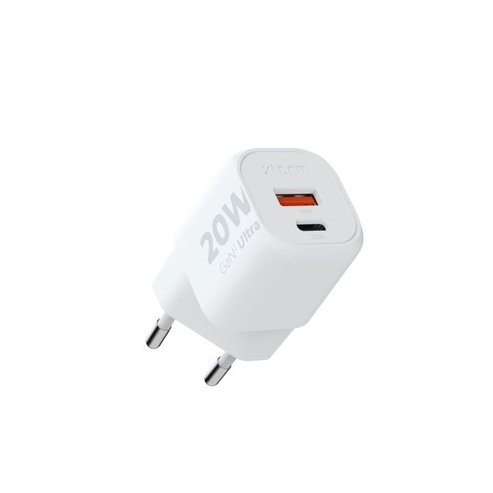 Xtorm 20W GaN2 Ultra Home Charger USB-C PD/USB-A White in the group SMARTPHONE & TABLETS / Chargers & Cables / Wall charger / Wall charger USB at TP E-commerce Nordic AB (C87235)