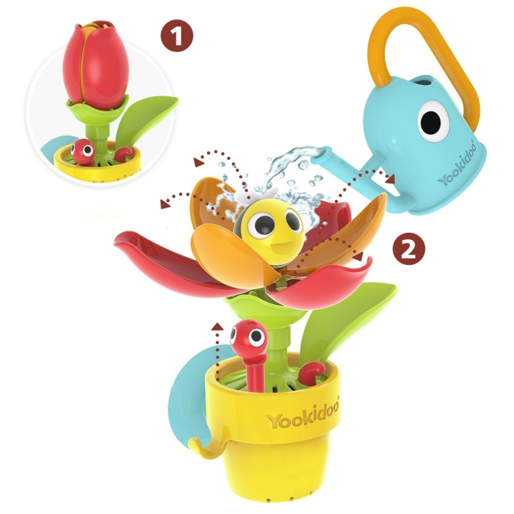 Yookidoo Peek-a-Bee Tub Flower - (YO40221) in the group TOYS, KIDS & BABY PRODUCTS / Outdoor toys / Bath toys at TP E-commerce Nordic AB (C87245)