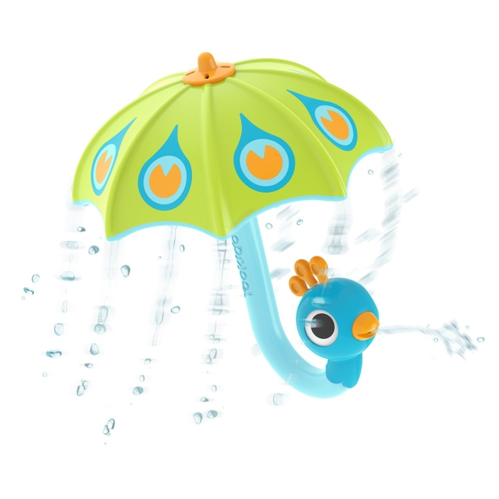 Yookidoo Fill \'N\' Rain Peacock Umbrella - Green - (YO40223) in the group TOYS, KIDS & BABY PRODUCTS / Outdoor toys / Bath toys at TP E-commerce Nordic AB (C87247)