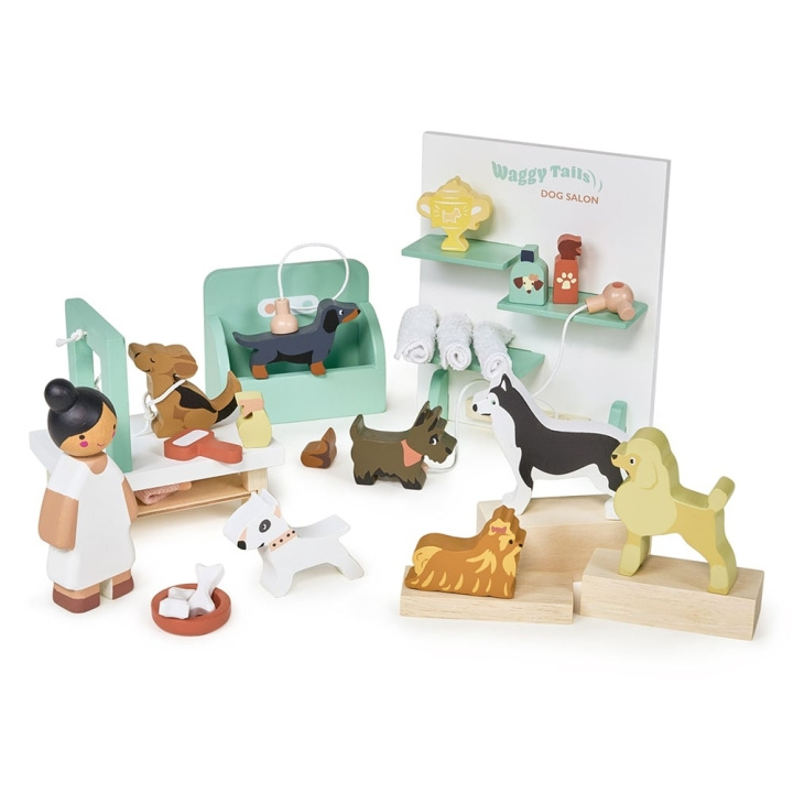 Tender Leaf Dollhouse Set - Waggy Tails Dog Salon - (TL8168) in the group TOYS, KIDS & BABY PRODUCTS / Toys / Figures & Miniatures at TP E-commerce Nordic AB (C87259)