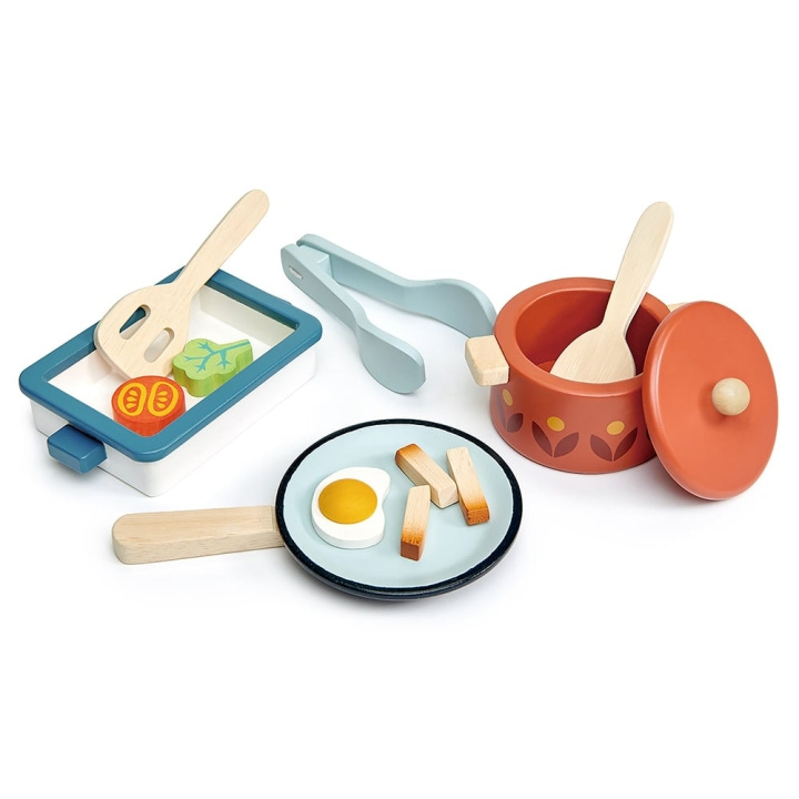 Tender Leaf Pots and Pans - (TL8241) in the group TOYS, KIDS & BABY PRODUCTS / Toys / Kitchen toys at TP E-commerce Nordic AB (C87263)