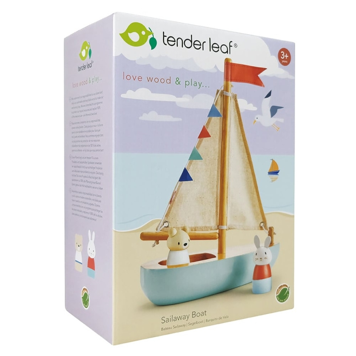 Tender Leaf Sailaway Boat - (TL8382) in the group TOYS, KIDS & BABY PRODUCTS / Toys / Toy cars at TP E-commerce Nordic AB (C87276)