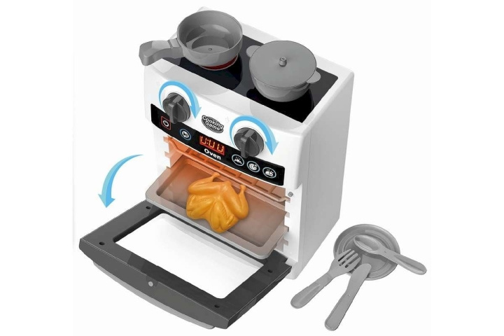 TEGOLE Stove electric w/accessories (500223) in the group TOYS, KIDS & BABY PRODUCTS / Toys / Kitchen toys at TP E-commerce Nordic AB (C87302)