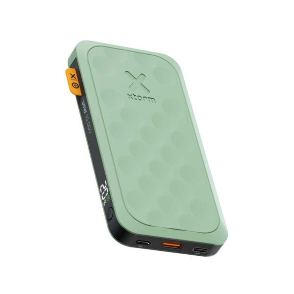 Xtorm Power Bank USB-C PD 20W 10,000mAh/2xUSB-C Green in the group SMARTPHONE & TABLETS / Chargers & Cables / Powerbanks at TP E-commerce Nordic AB (C87392)