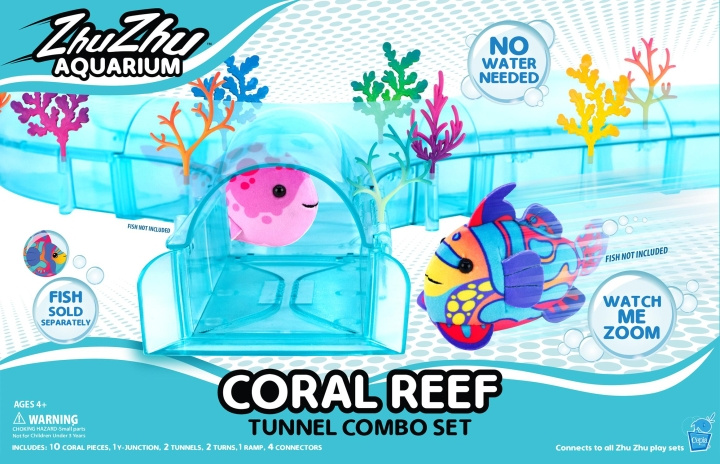 Zhu Zhu Pets Zhu Zhu Fish - Coral Reef Tunnel Combo Set (Z1012) in the group TOYS, KIDS & BABY PRODUCTS / Outdoor toys / Bath toys at TP E-commerce Nordic AB (C87394)