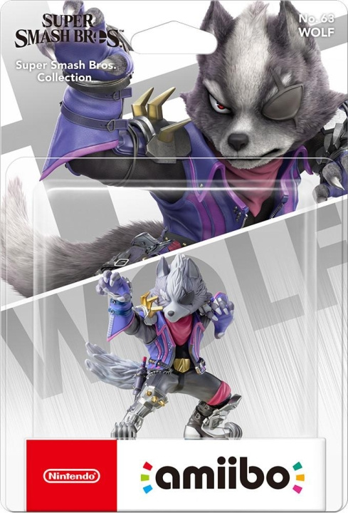 Amiibo Nintendo Amiibo Wolf (Smash Bros Collection) in the group HOME ELECTRONICS / Game consoles & Accessories / Nintendo Switch at TP E-commerce Nordic AB (C87450)