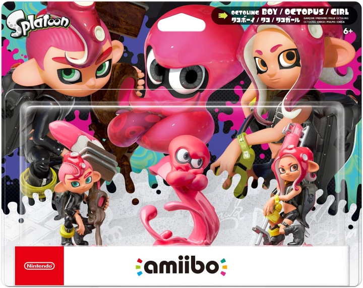 Nintendo Amiibo Splatoon Octoling - 3 Pack in the group HOME ELECTRONICS / Game consoles & Accessories / Nintendo Switch / Accessories at TP E-commerce Nordic AB (C87452)