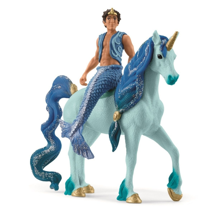 Schleich Bayala - Aryon on Unicorn (70718) in the group TOYS, KIDS & BABY PRODUCTS / Toys / Figures, Miniatures & accessories at TP E-commerce Nordic AB (C87530)