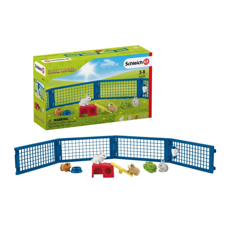 Schleich Farm World - Rabbit and Guinea Pig Hutch (42500) in the group TOYS, KIDS & BABY PRODUCTS / Toys / Figures, Miniatures & accessories at TP E-commerce Nordic AB (C87610)