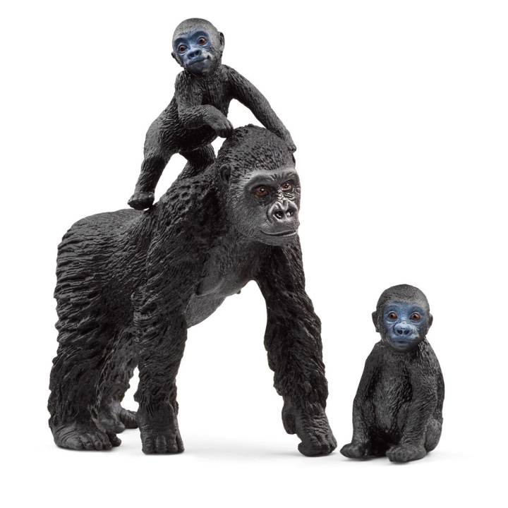 Schleich Wild Life - Gorilla Family (42601) in the group TOYS, KIDS & BABY PRODUCTS / Toys / Figures, Miniatures & accessories at TP E-commerce Nordic AB (C87612)