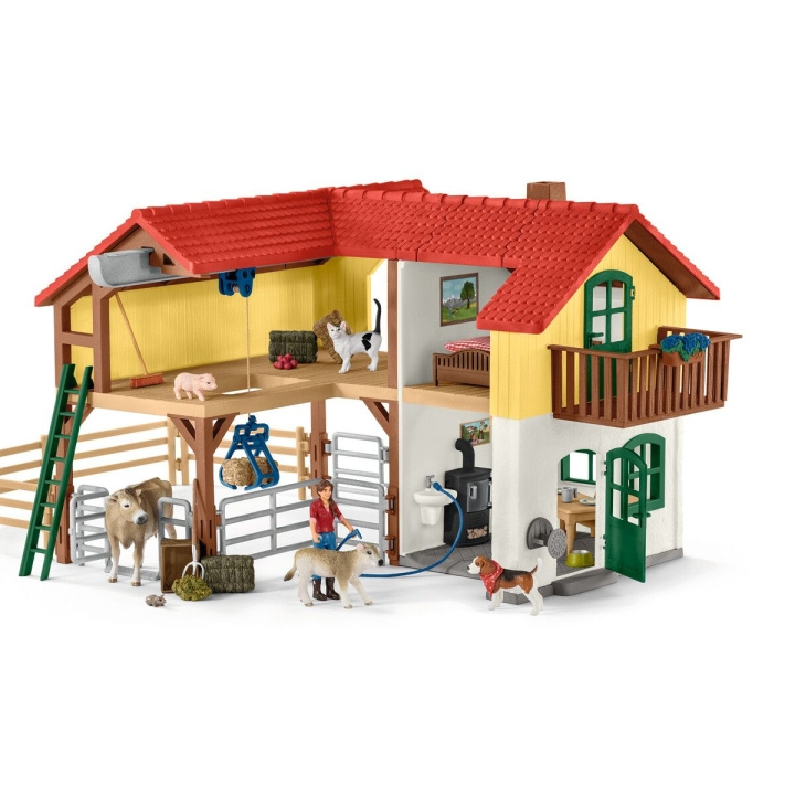 Schleich Farm World - Large Farm House (42407) in the group TOYS, KIDS & BABY PRODUCTS / Toys / Play set at TP E-commerce Nordic AB (C87615)