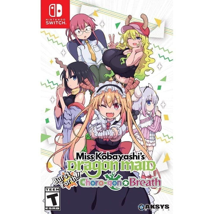 Aksys Miss Kobayashi\'s Dragon Maid: Sakuretsu!! Chorogon Breath in the group HOME ELECTRONICS / Game consoles & Accessories / Nintendo Switch / Games at TP E-commerce Nordic AB (C87654)