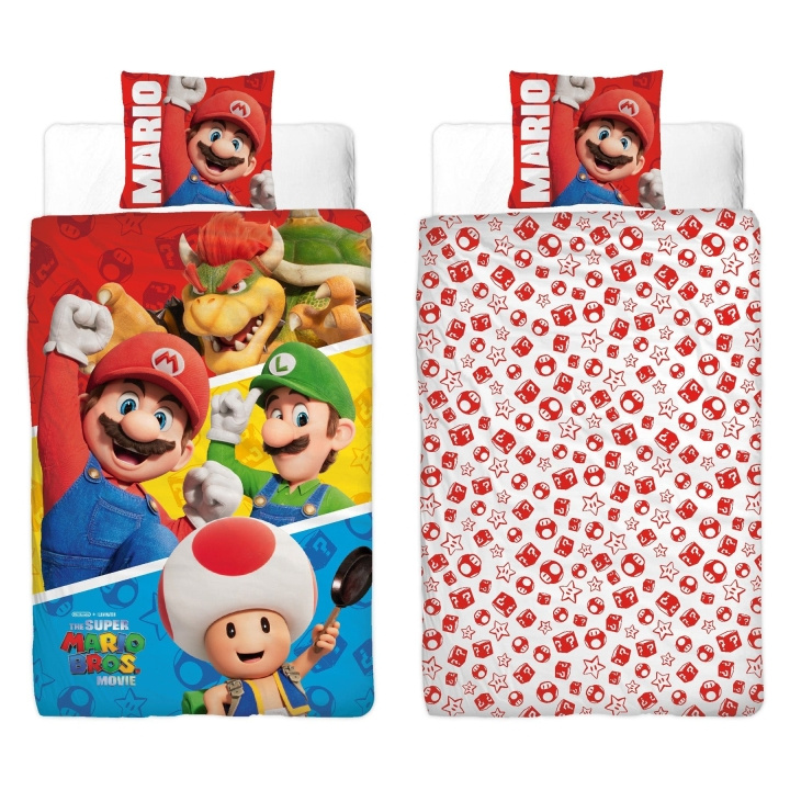 Super Mario Bed Linen - Adult Size 140 x 200 cm - Super Mario (SMM003) in the group TOYS, KIDS & BABY PRODUCTS / Children\'s textiles / Bedding at TP E-commerce Nordic AB (C87678)