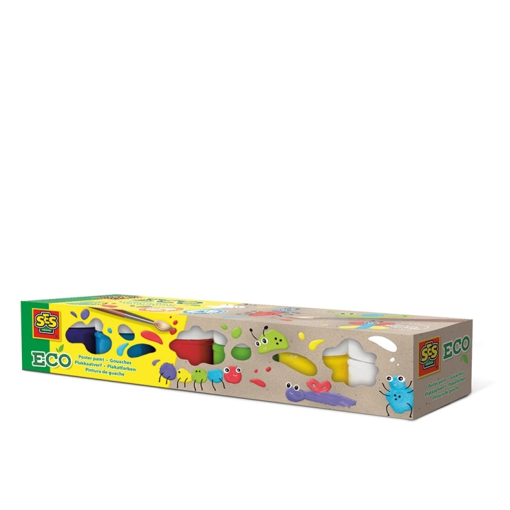 SES Creative Eco Posterpaint - (S24928) in the group TOYS, KIDS & BABY PRODUCTS / Toys / Draw & Count at TP E-commerce Nordic AB (C87717)