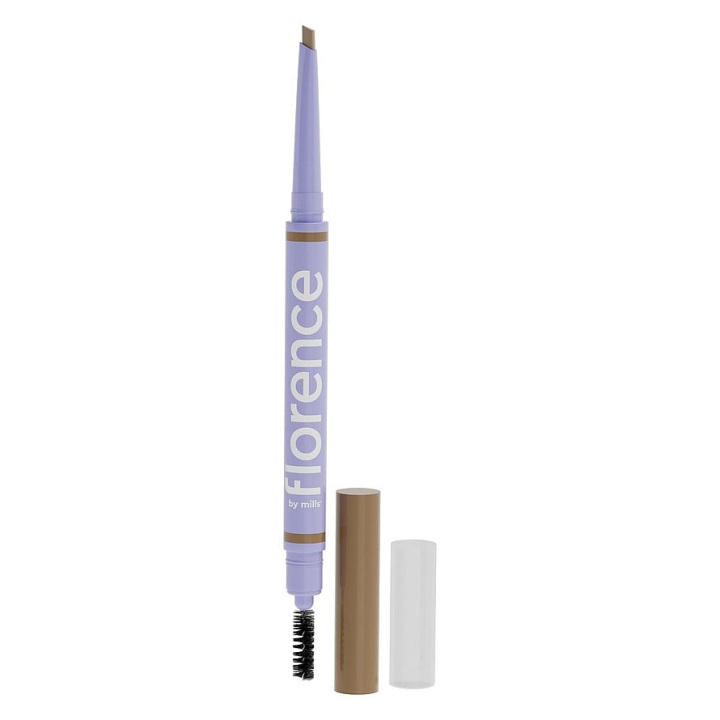 Florence by Mills Tint N Tame Eyebrow Pencil With Spoolie Taupe in the group BEAUTY & HEALTH / Makeup / Eyes & Eyebrows / Brow pencils at TP E-commerce Nordic AB (C87765)