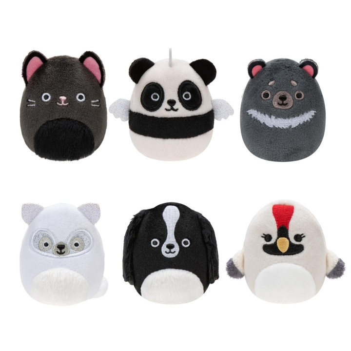 Squishville 6 pack S7 - Black and White Squad in the group TOYS, KIDS & BABY PRODUCTS / Baby toys / stuffed animals at TP E-commerce Nordic AB (C87878)