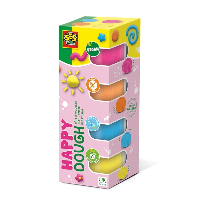 SES Creative Dough - Feel good Happy - (S00512) in the group TOYS, KIDS & BABY PRODUCTS / Toys / Experiment & DIY at TP E-commerce Nordic AB (C87926)